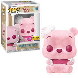 Winnie the Pooh #1250 - Disney Winnie the Pooh Funko Pop! [Cherry Blossom Flocked Hot Topic Exclusive]