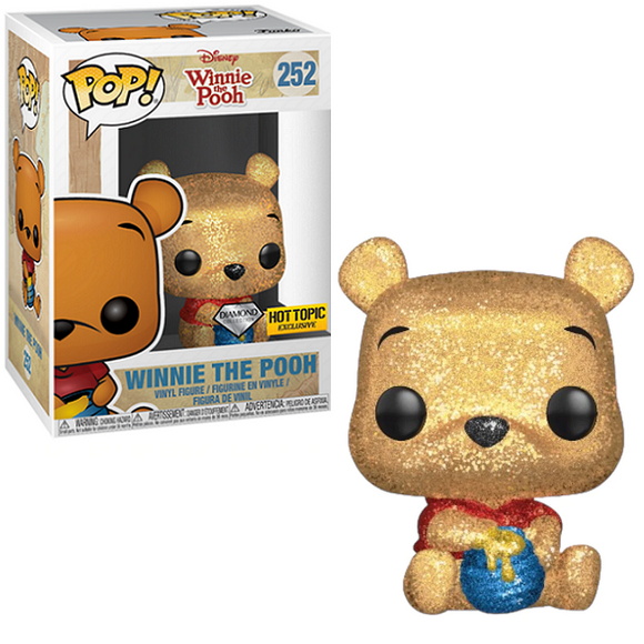 Winnie the Pooh #252 - Winnie the Pooh Funko Pop! [Diamond Hot Topic Exclusive]