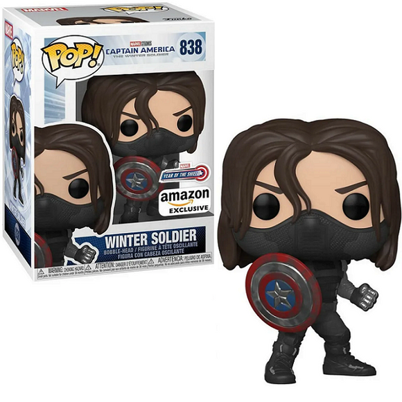 Winter Soldier #838 – Captain America Funko Pop! [Amazon Exclusive]