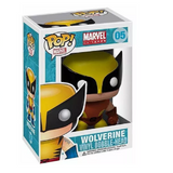 Wolverine #05 Funko Pop! displayed inside the box, front view