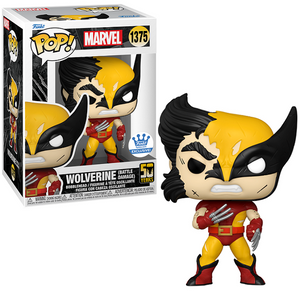 Wolverine (Battle Damage) #1375 - Marvel Funko Pop! [Funko Exclusive]