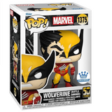 Wolverine Battle Damage #1375 Marvel Funko Pop Funko Exclusive inside the box.