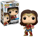 Wonder Woman and Mother Box #211 Funko Pop in box and out of box