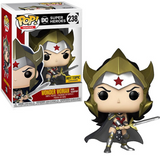 Wonder Woman From Flashpoint #238 Funko Pop – Hot Topic Exclusive, shown in and out of box