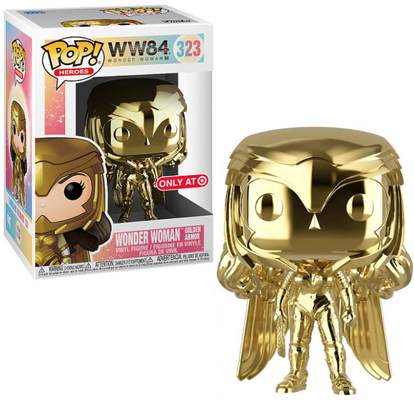 Wonder Woman Golden Armor #323 - WW84 Funko Pop! Heroes [Gold Target Exclusive]