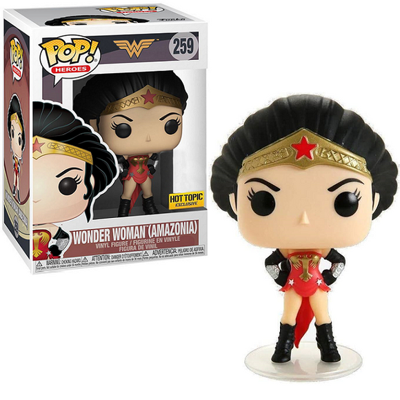 Wonder Woman [Amazonia] #259  - Wonder Woman Funko Pop! Heroes [Hot Topic Exclusive]