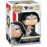 White Lantern Wonder Woman #423 Funko Pop in display box Wonder Woman 80th