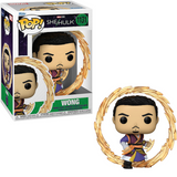 Wong #1131 Marvel She-Hulk Funko Pop vinyl figure in box and out of box with portal magic effects
