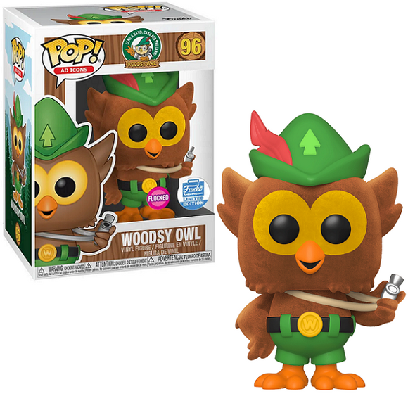 Woodsy Owl #96 - Woodsy Owl Funko Pop! Ad Icons [Flocked Funko Limited Edition]