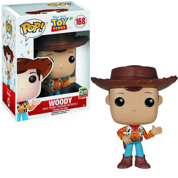 Woody #168 Toy Story 20th Anniversary Funko Pop in box and out of box