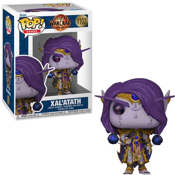 Xal'atath #1102 World of Warcraft The War Within Funko Pop in box and out of box