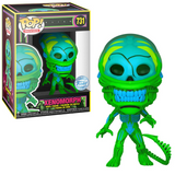 Xenomorph #731 Funko Pop shown in box and out of box