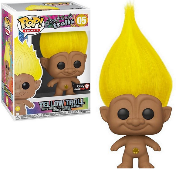 Yellow Troll #05 - Good Luck Trolls Funko Pop! Trolls [GameStop Exclusive]