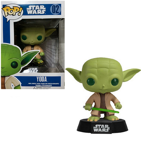 Yoda #02 - Star Wars Funko Pop! [Blue Box Small Font]