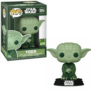 Yoda #124 - Star Wars Funko Pop! [ECCC 2021 Spring Exclusive] [Box Damage]