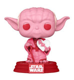 Yoda #421 Funko Pop Star Wars Valentine’s Pink — loose figure front view