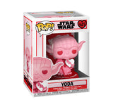 Yoda #421 Funko Pop Star Wars Valentine’s Pink — in window box