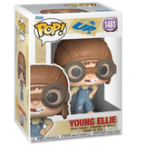 Young Ellie #1481 Disney UP Funko Pop inside the box.