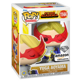 Yuga Aoyama #1144 My Hero Academia Funko Pop! Diamond Amazon Exclusive shown in box