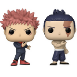 Yuji Itadori and Aoi Todo Jujutsu Kaisen Funko Pop Animation 2 pack figures out of box front view