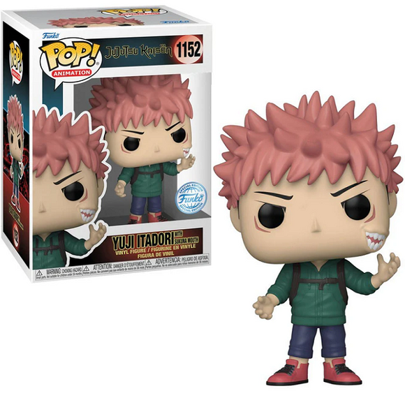 Yuji Itadori with Sukuna Mouth #1152 - Jujutsu Kaisen Funko Pop! Animation [Special Edition]