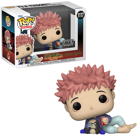 Yuji Itadori with Tsukamoto Doll #1117 - Jujutsu Kaisen Funko Pop! Animation [FYE Exclusive]