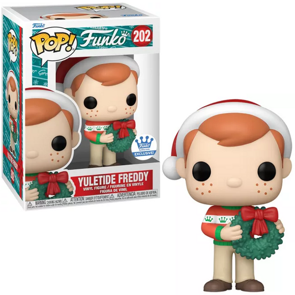 Yuletide Freddy #202 Holiday Funko Pop in box and out of box