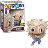 Yusuke #877 Yu Yu Hakusho Funko Pop! Animation Hot Topic Exclusive figure shown in box and out of box.