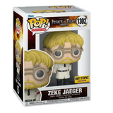 Zeke Jaeger #1302 Attack On Titan Funko Pop displayed in box, front view