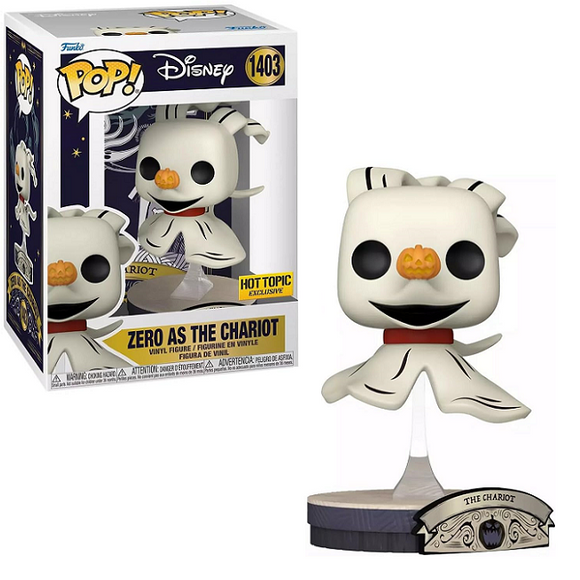 Zero as The Chariot #1403 - The Nightmare Before Christmas Funko Pop! [Hot Topic Exclusive]