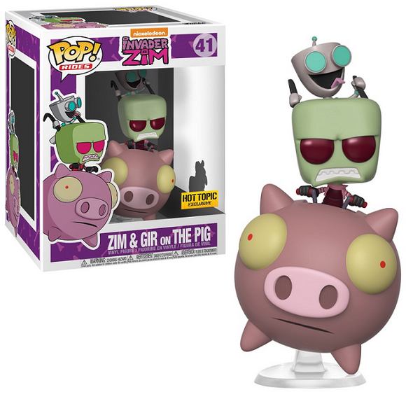 Zim and Gir on The Pig #41 – Invader Zim Funko Pop! Rides [Hot Topic Exclusive]