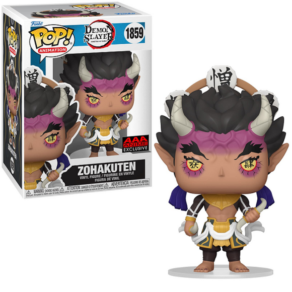 Zohakuten #1859 Demon Slayer Funko Pop AAA Anime Exclusive in box and out of box