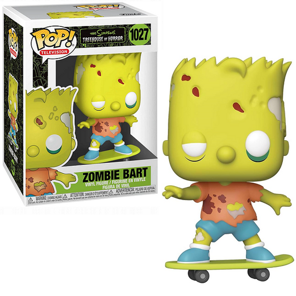 Zombie Bart #1027 - The Simpsons Treehouse Of Horror Funko Pop! TV