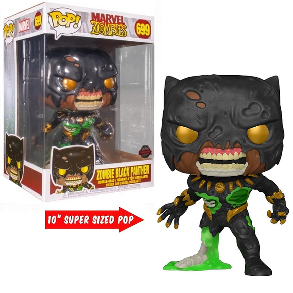 Zombie Black Panther #699 – Marvel Zombies Funko Pop! [10-Inch Special Edition]