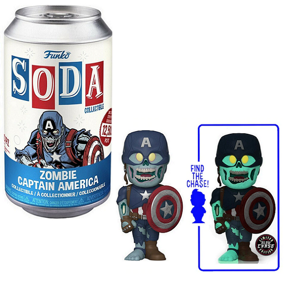Zombie Captain America - Marvel What If Funko Soda [With Chance Of Chase]