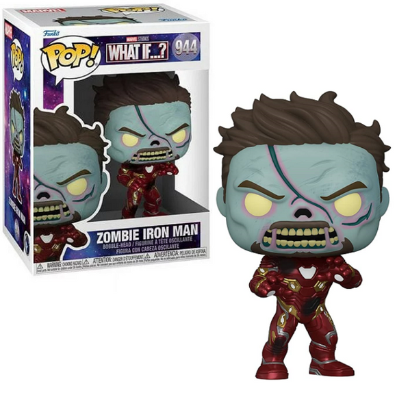 Zombie Iron Man #944 Marvel What If Funko Pop in box and out of box