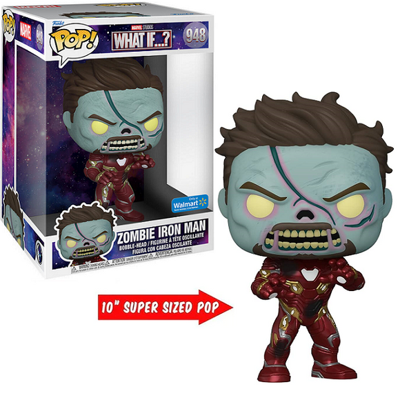 Zombie Iron Man #948 - Marvel What If Funko Pop! [10-Inch Walmart Exclusive]