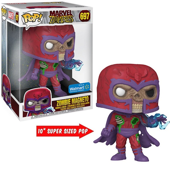 Zombie Magneto #697 – Marvel Zombies Funko Pop!  [10-Inch Walmart Exclusive]