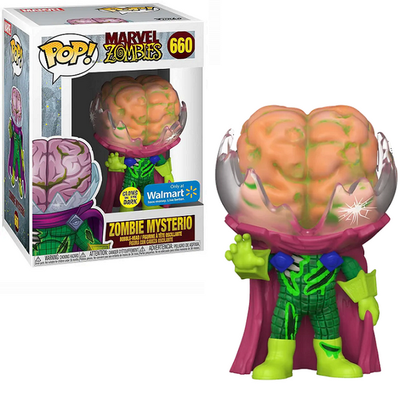 Zombie Mysterio #660 - Marvel Zombies Funko Pop! [Gitd WalMart Exclusive]
