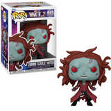 Zombie Scarlet Witch #943 Funko Pop in box and out of box with detailed zombie design