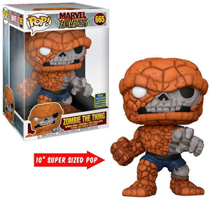 Zombie The Thing #665 – Marvel Zombies Funko Pop! [10-Inch 2020 Summer Convention Exclusive] [Box has Minor Sun Fade]