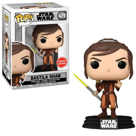 Bastila Shan #429 Star Wars Funko Pop! GameStop Exclusive in box and out of box
