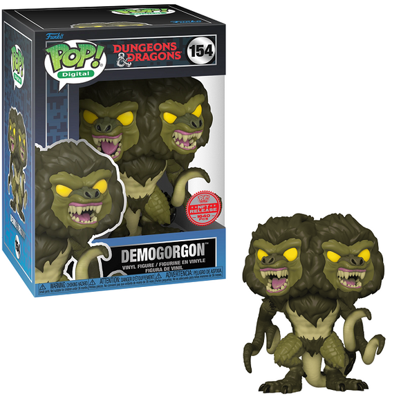 Demogorgon #154 Funko Pop in box and out of box – Dungeons & Dragons [Digital Release Limited Edition 1640 Pieces]