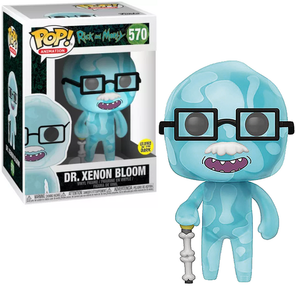 Dr. Xenon Bloom #570 GITD Funko Pop in box and out of box