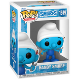 Handy Smurf #1519 Smurfs Funko Pop in box glam shot