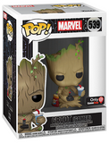Groot #539 Funko Pop Marvel Gamer GameStop Exclusive collectible in box