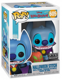 Halloween Stitch #605 Funko Pop Lilo & Stitch FYE Exclusive collectible in box