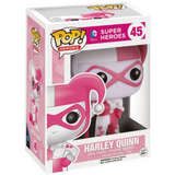 Harley Quinn Pink Hearts #45 Super Heroes Funko Pop in display box
