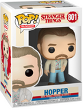 Hopper #801 Stranger Things Funko Pop TV inside display box