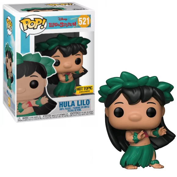 Hula Lilo Funko Pop #521 in box and out of box display